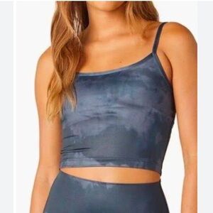 BEYOND YOGA Scooped Out Cropped
Tank‎ in Stellar Blue Cloud Size Medium RT $62